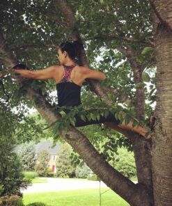 Easy Hang (4FT) Tree Swing Strap X1 - Holds 2200lbs. - Heavy Duty Carabiner - Bonus Spinner - Perfect for Tire and Saucer Swings - 100% Waterproof - Easy Picture Instructions - Carry Bag Included! 4 Feet Single 31 81VR5ouR L