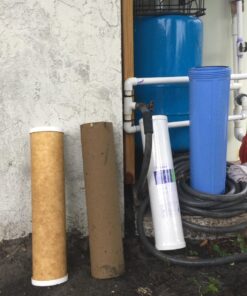 Pentair Pentek DGD-5005-20 Big Blue Water Filter, 20-Inch Whole House Sediment Filter Cartridge Replacement, Dual-Gradient Density Spun Polypropylene, 20" x 4.5", 5 Micron, Pack of 1, White 11 81VR9Gom9L