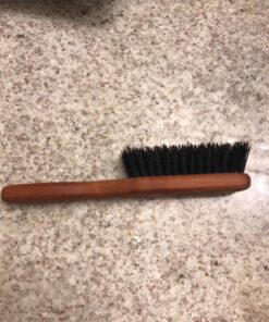 Beard Brush by ZilberHaar - Stiff Boar Bristles - Beard Grooming Brush for Men - Straightens and Promotes beard growth - Works with Beard Oil and Balm to Soften Beard – For beard kits - 6 inches long Brown 6 Inch (Pack of 1) 48 81VRGyNSojL