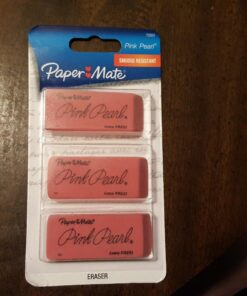 Paper Mate Pink Pearl Erasers, Large, 3 Count 26 81VRRJvBT9L