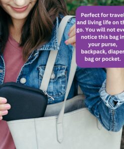 Aroma Outfitters Essential Oil Carrying Case. Premium Storage Protection & Organizer for Roller Bottles. Carry Case Protects up to 10 Roller Balls and Sample Drams - Perfect for Travel (Blue) 10 Bottle Blue 31 81VRWWy9ycL