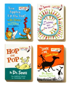 The Little Blue Boxed Set of Bright and Early Board Books by Dr. Seuss: Hop on Pop; Oh, the Thinks You Can Think!; Ten Apples Up On Top!; The Shape of ... Other Stuff (Bright & Early Board Books(TM)) 23 81VVrUIvrZL 3
