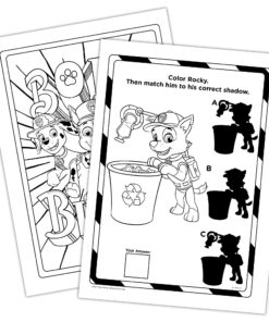 PAW Patrol 20 Page Imagine Ink Mess Free Coloring Game Book with 1 Mess Free Marker Bendon 14081 12 81VWFk56WzL