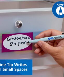 EXPO Vis-a-Vis Wet Erase Markers, Fine Point, Assorted Colors, 8 Count 8 Count (Pack of 1) 26 81VYFnC1XkL