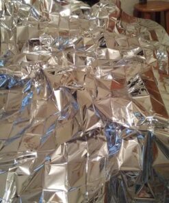 BH Lot of 50 Emergency Mylar Blankets - 84" x 52" 10 81VZfgBncpL
