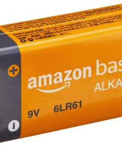 Amazon Basics (Pack of 8) 9 Volt Alkaline Performance All-Purpose Batteries, 5-Year Shelf Life, Packaging May Vary 1 Count (Pack of 8) 22 81VbV8iLwL