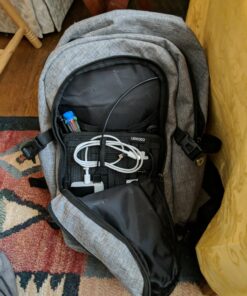 Mancro Laptop Backpack for Travel, Anti-theft Laptop Backpack for Men Business Backpack Work Daypack with USB Charging Port, Grey 15.6 inch 42 81VcVzbu53L