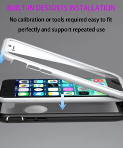 ImpactStrong iPhone 7/8 Case, Ultra Protective Case with Built-in Clear Screen Protector Full Body Cover for iPhone 7 2016 /iPhone 8 2017 (White) White 12 81VcgnGJkiL