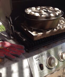 Grillaholics Barbecue Gloves, Top Cooking Gloves in Barbeque Grilling Accessories, 660°F Heat Resistant with ThermoMatrix™ Silicone, Protect Your Hands with BBQ Oven Mitts 22 81VdGqodZrL