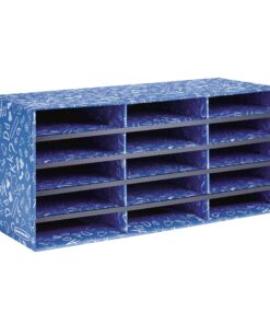 Bankers Box Classroom 15 Compartment Literature Organizer, Single (3384301),Blue 15 Slot 14 81VdOAYcDML