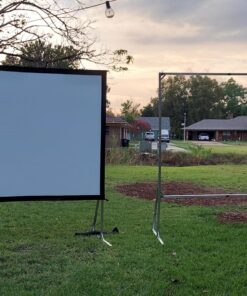 Elite Screens Yard Master 2, 135-INCH Outdoor Projector Screen with Stand 16:9, 8K 4K Ultra HD Fast Fold Portable Movie Screen Foldable Easy Snap On Cinema Theater, OMS135H2 16:9 Aspect Ratio Front Projection 40 81VdpjryYtL