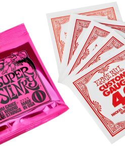 Ernie Ball 2223 Nickel Super Slinky Pink Electric Guitar Strings 3 Pack Super 9-42 20 81VdsLt9RvL
