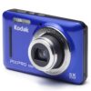 Kodak FZ53-BL Point and Shoot Digital Camera with 2.7" LCD, Blue 6 81VebEOPXGL