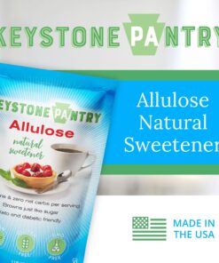 Alternative view of Keystone Pantry - Allulose Sweetener, Low Calorie and Low Carb Sugar Substitutes, Natural Allulose Sugar Substitute, Gluten, Soy, and Sugar Alcohol-Free, 1 Lb. Allulose Natural Rare Sugar Sweetener 1 lb Bag 1 Pound (Pack of 1)