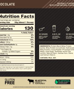 Optimum Nutrition Gold Standard 100 Whey Protein Powder Packaging May Vary, Naturally Flavored Chocolate, Chocolate, 76.8 Ounce 4.8 Pound (Pack of 1) 19 81VfWqpr AL