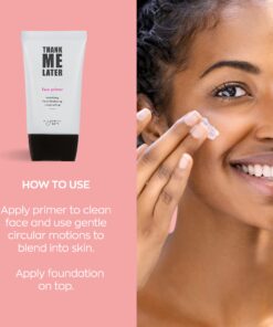 Elizabeth Mott Thank Me Later Face Primer - Mattifying Makeup Base Primer for Shine and Oil Control - Pore Minimizer and Hides Wrinkles and Fine Lines, 30g Mattiyfing 25 81VhTBnUWXL