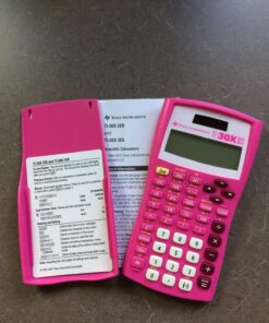 Texas Instruments TI-30X IIS 2-Line Scientific Calculator, Pink Single Pack 30 81VhUy8xUHL