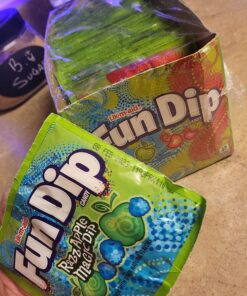 Lik-M-Aid Fun Dip, Assorted Flavor Party Pack - 48 Piece Pack, 0.43 oz Packets 48 Count (Pack of 1) 25 81VhcKTw7RL