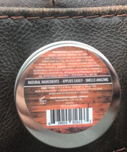 Beard Balm - Rocky Mountain Barber - 100% Natural - Premium Wax Blend with Cedarwood Scent, Nutrient Rich Bees Wax, Jojoba, Tea Tree, Coconut Oil 32 81Vhcm 2OZL