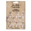 Tiny Glass Vials by Tim Holtz Idea-ology, Pack of 9, Assorted Sizes, TH93201 12 81VhfIlnxkL