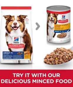 Hill's Science Diet Dry Dog Food, Adult 7+ for Senior Dogs, Chicken Meal, Barley & Rice Recipe, 33 lb. Bag 33 Pound (Pack of 1) 21 81Vij8AZ0BL 3