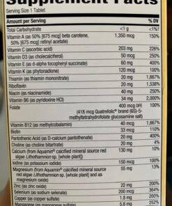 Nature's Way Alive! Men's Daily Ultra Potency Complete Multivitamin, High Potency B-Vitamins, Supports Energy Metabolism*, 60 Tablets 31 81Vj4tutX8L