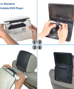 TFY Universal Car Headrest Mount Holder for Portable DVD Player 18 81VjUosbo5L