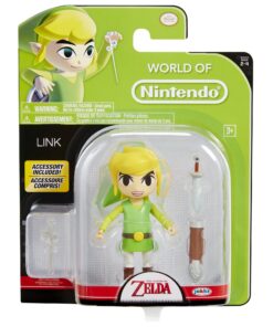 World of Nintendo Link Wind Walker with Wand Action Figure, 4" 5 81VlsUA0 AL