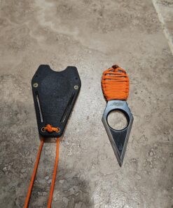 MTech USA – Fixed Neck Knife - Black Blade and Handle, Full Tang, Includes Nylon Fiber Sheath w/ Pocket Clip and Ball Chain - Hunting, Camping, Survival, Tactical, EDC – MT-588BK 32 81Vn1hKDaAL