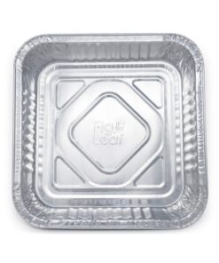 (35 Pack) 8” x 8” Square Baking Cake Pans with Plastic Dome Lids | Heavy Duty l Disposable Aluminum Foil Tins l Portable Food Containers l Perfect for Roasting Oven Toaster Cooking 35 29 81VnDlhv0fL