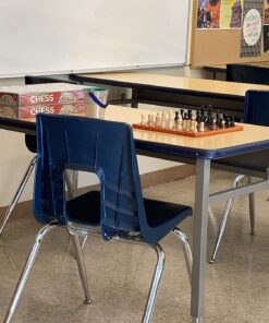 Family Classics Chess by Pressman - with Folding Board and Full Size Chess Pieces 12 81VnVr hSKL