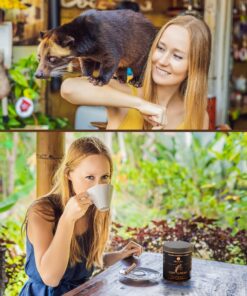 Granell Kopi Luwak Coffee Beans – Ethically Sourced Wild Civet Coffee, Gourmet Coffee Beans, Indonesian Luwak Arabica Whole Bean Coffee, Popular Coffee Gifts for Coffee Lovers, Men & Women 100g/3.5oz 3.52 Ounce (Pack of 1) 14 81Vo7u9AxjL