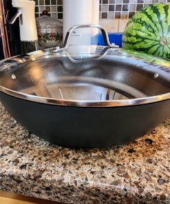 Calphalon Classic Hard-Anodized Nonstick Cookware Kitchen Essentials Set, 6-Piece Pots and Pans Set 6-Piece Nonstick w/ AquaShield™ 42 81VoBHVSkFL