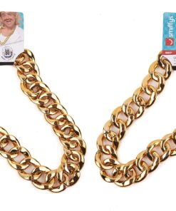 Smiffys Chunky Gold Necklace Costume Accessory 1 10 81VogG78qgL