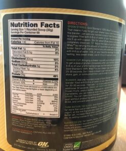 Optimum Nutrition Gold Standard 100 Whey Protein Powder Packaging May Vary, Naturally Flavored Chocolate, Chocolate, 76.8 Ounce 4.8 Pound (Pack of 1) 28 81VpobCO3PL