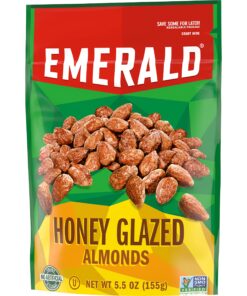 Emerald Nuts, Honey Glazed Almonds, 5.5 Oz Resealable Bag 23 81Vq3NJQgeL