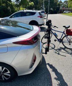 YAKIMA, DoubleDown 4 Tilting Hitch-Mounted Bike Rack for Cars, SUVs, Trucks and More, Fits 1.25” and 2” Hitches, Carries 4 Bikes 4 Hitch 32 81VqeMfT4L