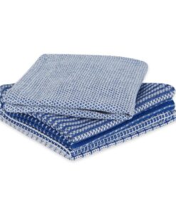 DII Ultra Absorbent, Everyday Cotton Kitchen Towels, Dishcloth Set, Assorted Blue, 5 Piece 12 81VqjmQLXL