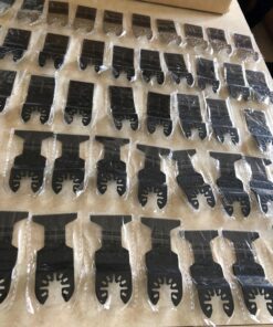 50 Pack Professional Pro Grade Wood/Bi-Metal Oscillating Saw Blades Universal Quick Release Multitool Tool Blade Japan Tooth for Bosch, Craftsman, FEIN, Ridgid, TCH, Makita, Milwaukee 27 81Vrrc9JGwL