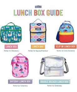 Wildkin Kids Insulated Lunch Box Bag for Boys & Girls, Reusable Kids Lunch Box is Perfect for Early Elementary Daycare School Travel, Ideal for Hot or Cold Snacks & Bento Boxes (Blue Camo) Blue Camo 21 81Vst9Tq4mL 2