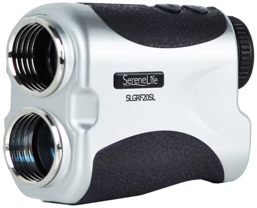 SereneLife Advanced Golf Laser Rangefinder - 546.2 Yard Digital Accuracy Distance Meter with Pinsensor Technology, 6X Magnification and 2 Modes for Hunting, Shooting, Archery and More - SLGRF20SL Standard