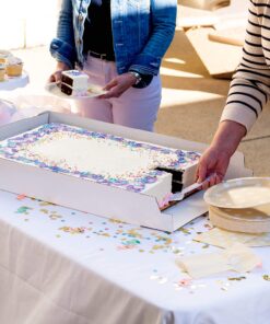 Southern Champion Tray 1190 Bright White Corrugated Greaseproof Non Window Sheet Cake Box Bottom, 26" Length x 18" Width x 4" Height (Case of 25) 8 81Vwlet0v4L