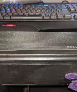 Belkin WaveRest Keyboard Wrist Support - Gel Wrist Pad - Desk Pad - Keyboard Wrist Rest - Wrist Pad For Keyboard - Keyboard Pad With Wrist Support - Ergonomic Computer Pad - Black Black (for Keyboard) Mouse Pad 38 81VxUW7ks L