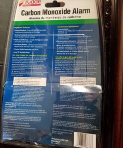 Kidde Carbon Monoxide Detector, AA Battery Powered CO Alarm with LEDs, Test-Reset Button, Low Battery Indicator, Portable KN-COPP-B-LPM 59 81VxXKyMduL