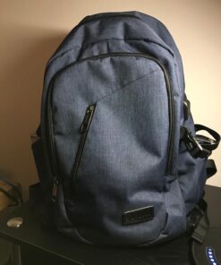 Mancro Laptop Backpack, 15.6 inch Business Backpack Water Resistant Laptops Backpack for Men Women Travel Backpack with USB Charging Port(Blue, 15.6 inch) Blue 78 81VyFe RyUL