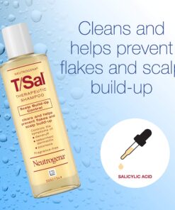 Neutrogena T/Sal Therapeutic Shampoo for Scalp Build-Up Control with Salicylic Acid, Scalp Treatment for Dandruff, Scalp Psoriasis & Seborrheic Dermatitis Relief, 4.5 fl. oz 1 Count 25 81VyIwfZUfL 2