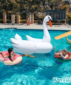 One Giant Swan Inflatable Pool Float I 78 x 55 Inflatable Kiddie Pool for Kids, Adults and Toddlers I Blow Up Pool Floats for Swimming Pool Lounger I Bachelorette Pool Floats Swimming Pool Toys Rafts 30 81VyoH1BblL