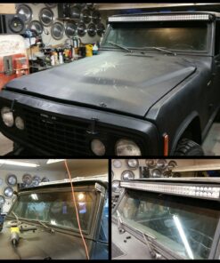 Nilight 52Inch 300W Curved Spot Flood Combo LED Light Bar LED Driving Lamp Off Road Lights LED Work Light for Trucks Boat Jeep Lamp,2 Years Warranty 52Inch 300W LED Lights 40 81W EUZinZL