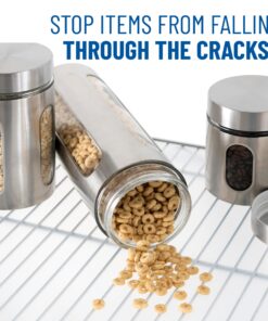 Closet Shelf Liner, Wire Shelf Liners for Closets and Pantry (Set of 4) 12 x 48 inch - Plastic Closet Liners 12x48 Clear 22 81W0AtltkL