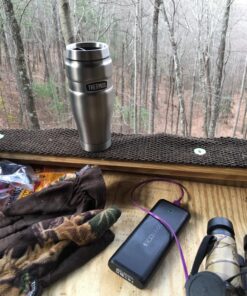 THERMOS Stainless King Vacuum-Insulated Travel Tumbler, 16 Ounce, Matte Steel 35 81W15gTUNL